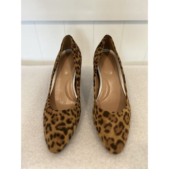 AEROSOLS womens shoes High Heel Leopard calf hair upper - Size 9.5 - Picture 1 of 8